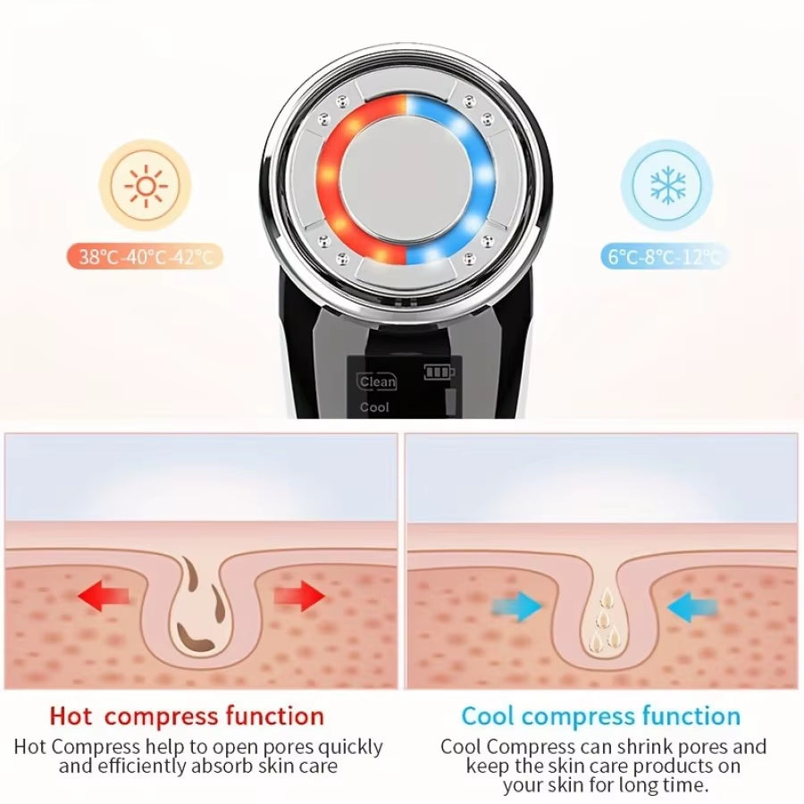 Appareil de Mésothérapie à Photons LED – Soin Complet du Visage et de la Peau